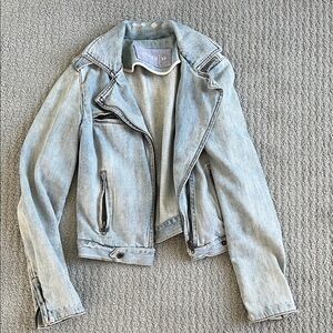 Gap 1969 Moto Denim Jean Jacket